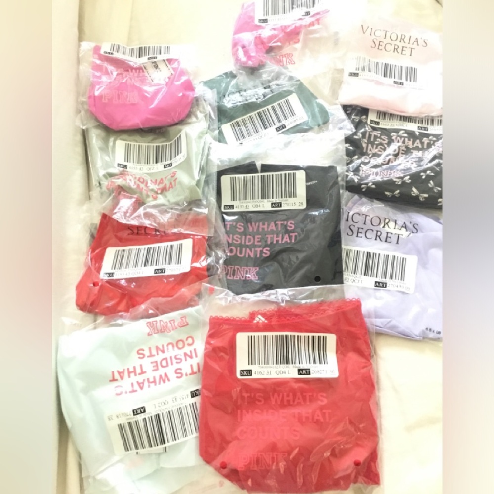 Pink Women's Seamless Hiphugger Panties 11 Pair NWT